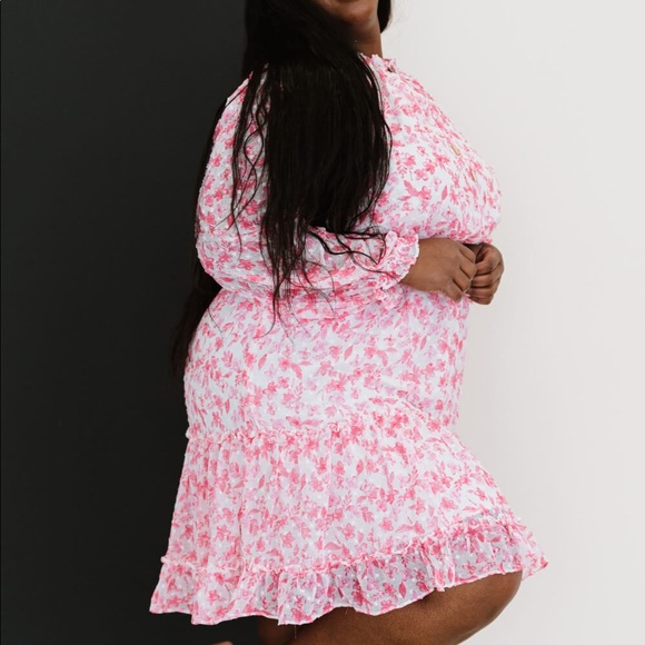 FLORAL TIERED RUFFLE DRESS - Picture 3 of 12